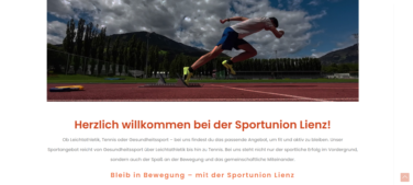 Die Sportunion Lienz ist jetzt online!